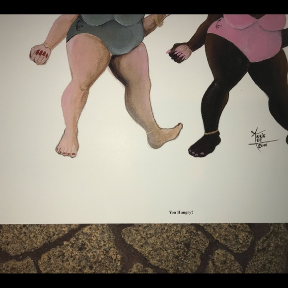 COPY - COPY - Vintage art print by ANNIE LEE THE Artist … - Picture 3 of 4